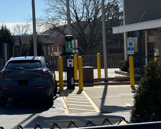 EV charger at McDonald's