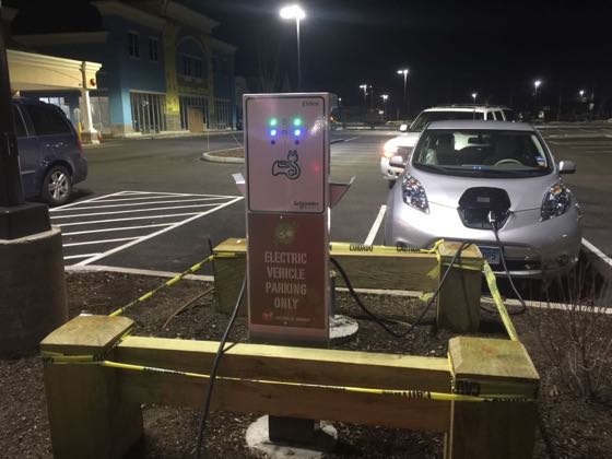 EV charger at Big Y Shelton