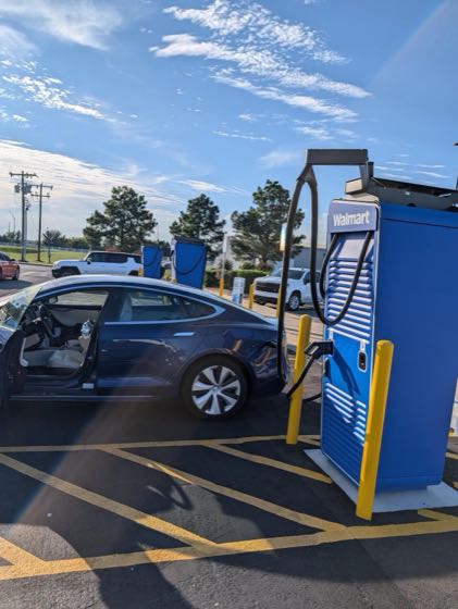 EV charger at Walmart Supercenter #340