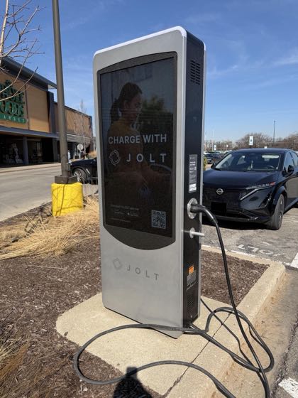 EV charger at Whole Foods Market Hinsdale Lake Commons