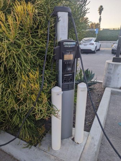 EV charger at Riverside Convention Center