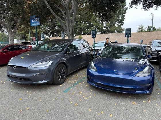 EV charger at Disneyland - Fantasy Lot