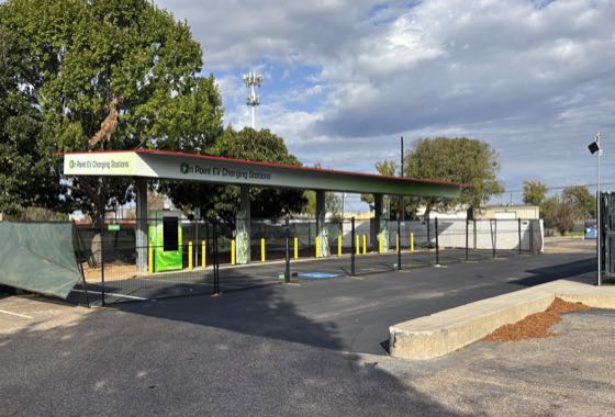 EV charger at TE Harman Center