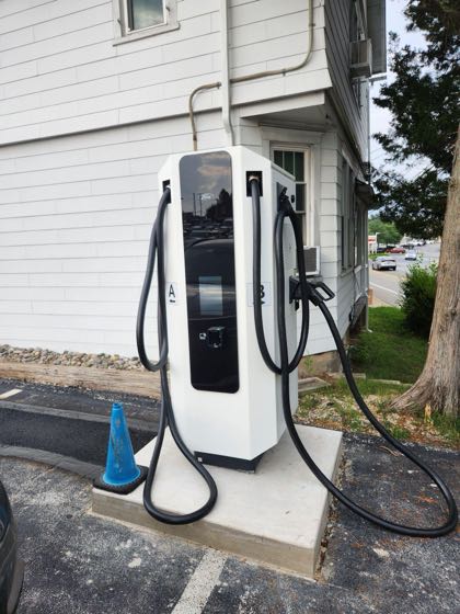 EV charger at Paoli Ford Main Lot
