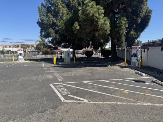 EV charger at Motel 6 Stanton