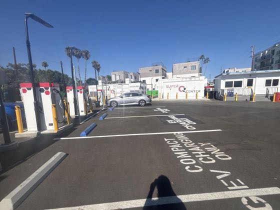 EV charger at Super Q Center