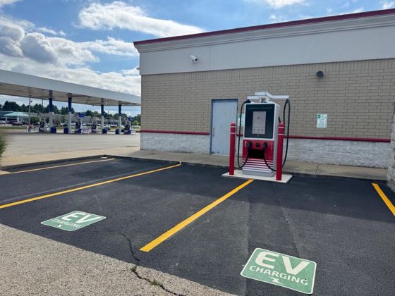 EV charger at FasMart