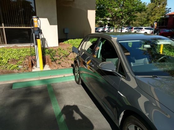 EV charger at Corporate Plaza Station