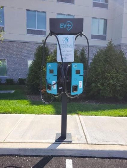 EV charger at Hampton Inn and Suites - Farmingdale