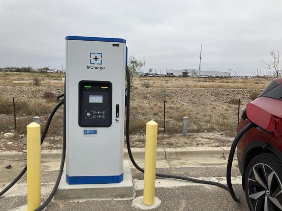EV charger at Brown Chevrolet Buick GMC of Eagle Pass