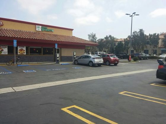 EV charger at Carl's Jr