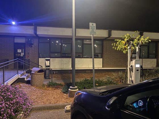 EV charger at Carpinteria Sheriffs Department