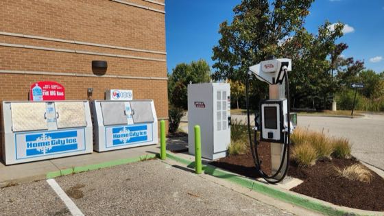 EV charger at Shell Novi
