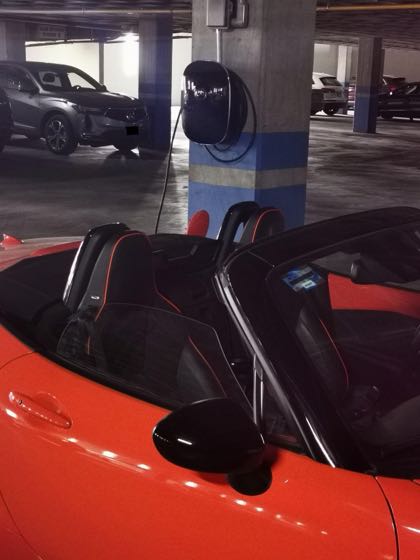 EV charger at Nissan New Braunfels