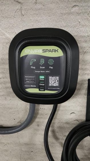 EV charger at EnviroSpark