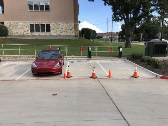 EV charger at SpringHill Suites by Marriott Dallas Rockwall