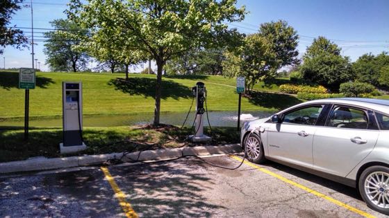 EV charger at Medline