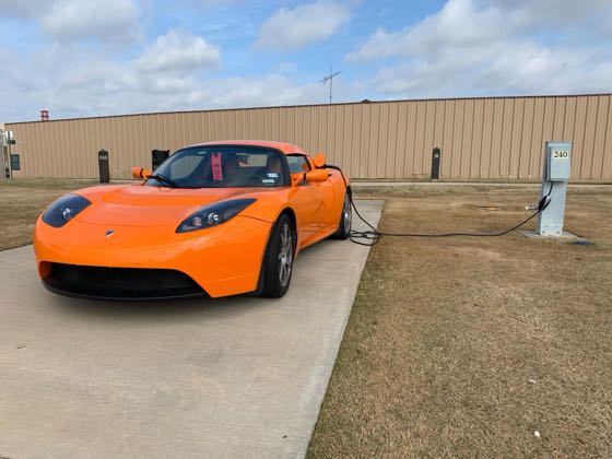 EV charger at Winstar RV Park