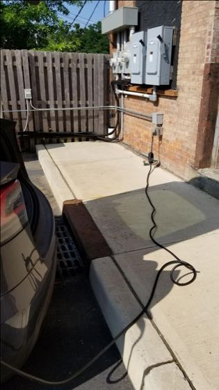 EV charger at The Roundhouse