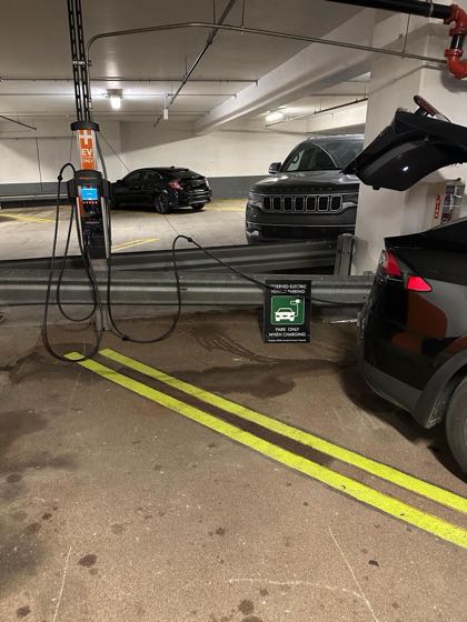 EV charger at Interpark Public Parking