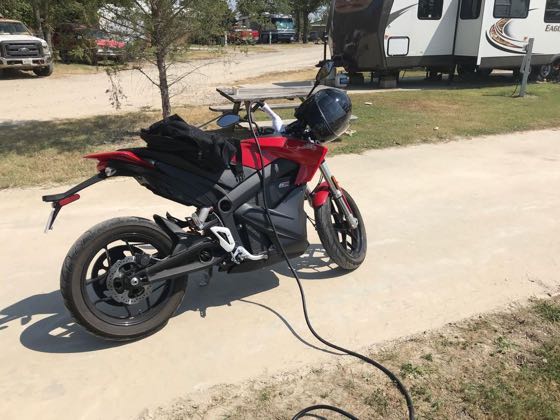 EV charger at Little Turtle RV Park
