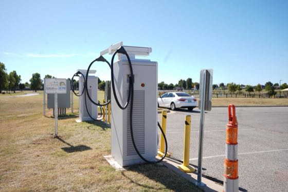 EV charger at Wildhorse Park