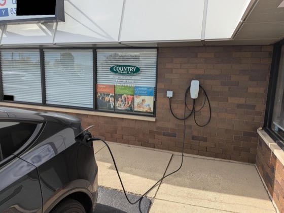 EV charger at Oakwood Square
