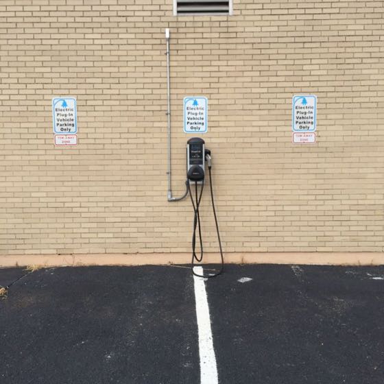 EV charger at Neptune Middle School