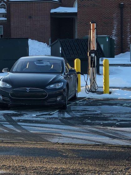 EV charger at Newtown Municipal Center