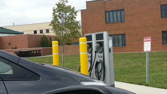 EV charger at Northwest College