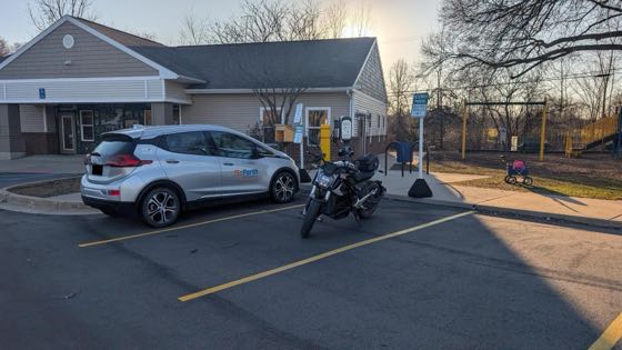 EV charger at Carrot Way Apartments