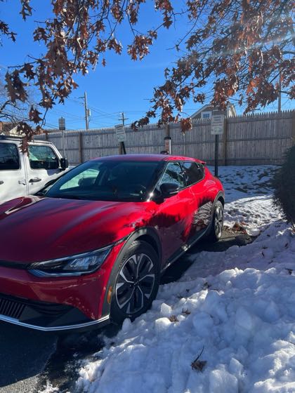EV charger at Palmer Public Library