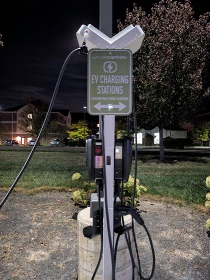 EV charger at Holiday Inn Express & Suites