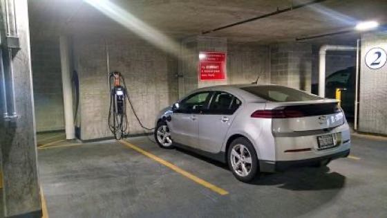 EV charger at The Emerson Apartments