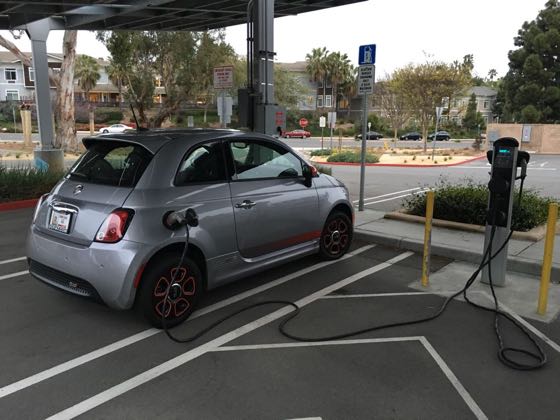EV charger at Huntington Beach City Hall