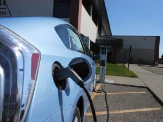 EV charger at Pinnacle Health and Fitness