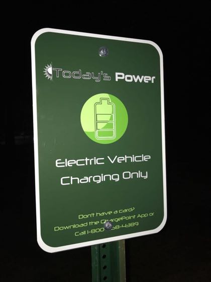 EV charger at Electric Cooperatives Federal Credit Union