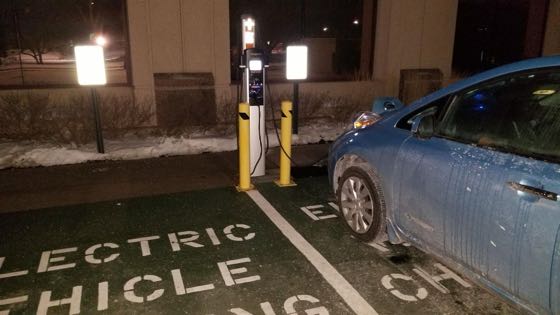 EV charger at Edens Corporate Center