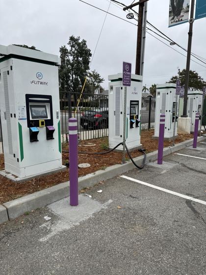 EV charger at Citrus Valley Inter Community Hospital