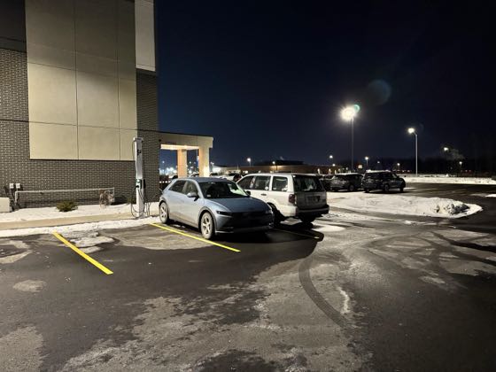 EV charger at GrandStay Hotel Kaukauna