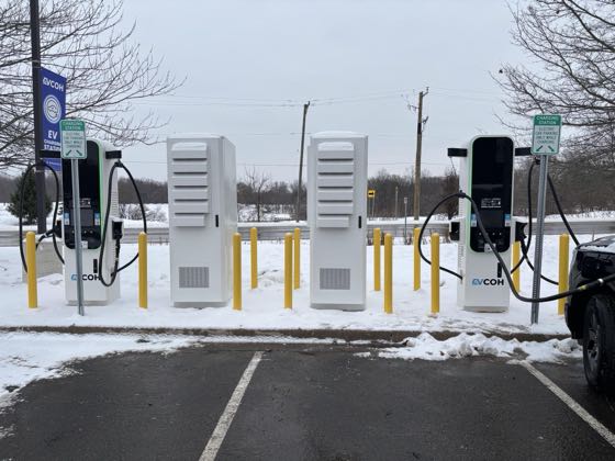 EV charger at Fellows Creek Golf Club