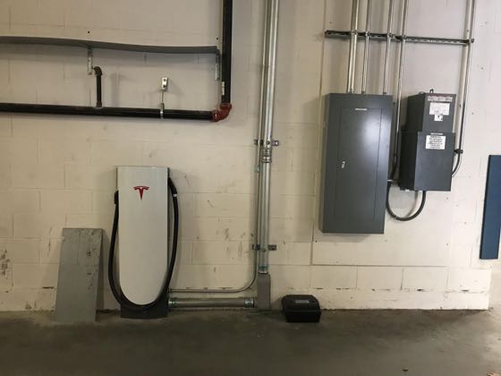 EV charger at The Oakman