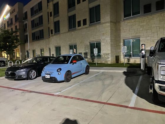 EV charger at Hyatt Place Austin Airport