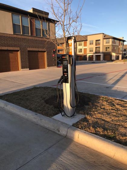 EV charger at SageWood Village - West