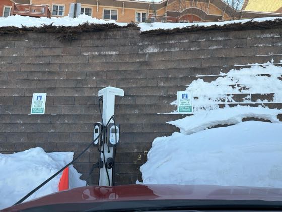 EV charger at Kaatskill Mountain Club