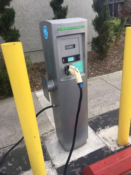 EV charger at Vicino Apartment Homes
