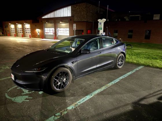 EV charger at Guilderland Fire Department