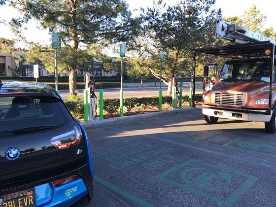 EV charger at Newport Coast Community - South