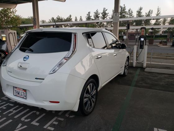 EV charger at Moreno Valley City Hall - East