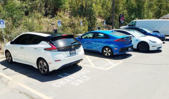 EV charger at San Diego Safari Park